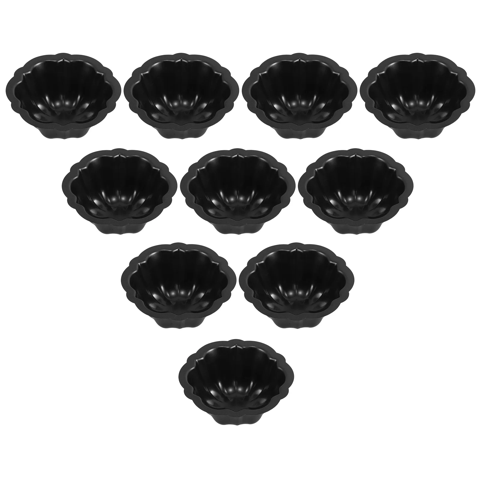 

10Pcs Nonstick Cake Molds Creative Cartoon Patterns Baking Supplies Easy Release Lightweight Storage Party Dessert Mold