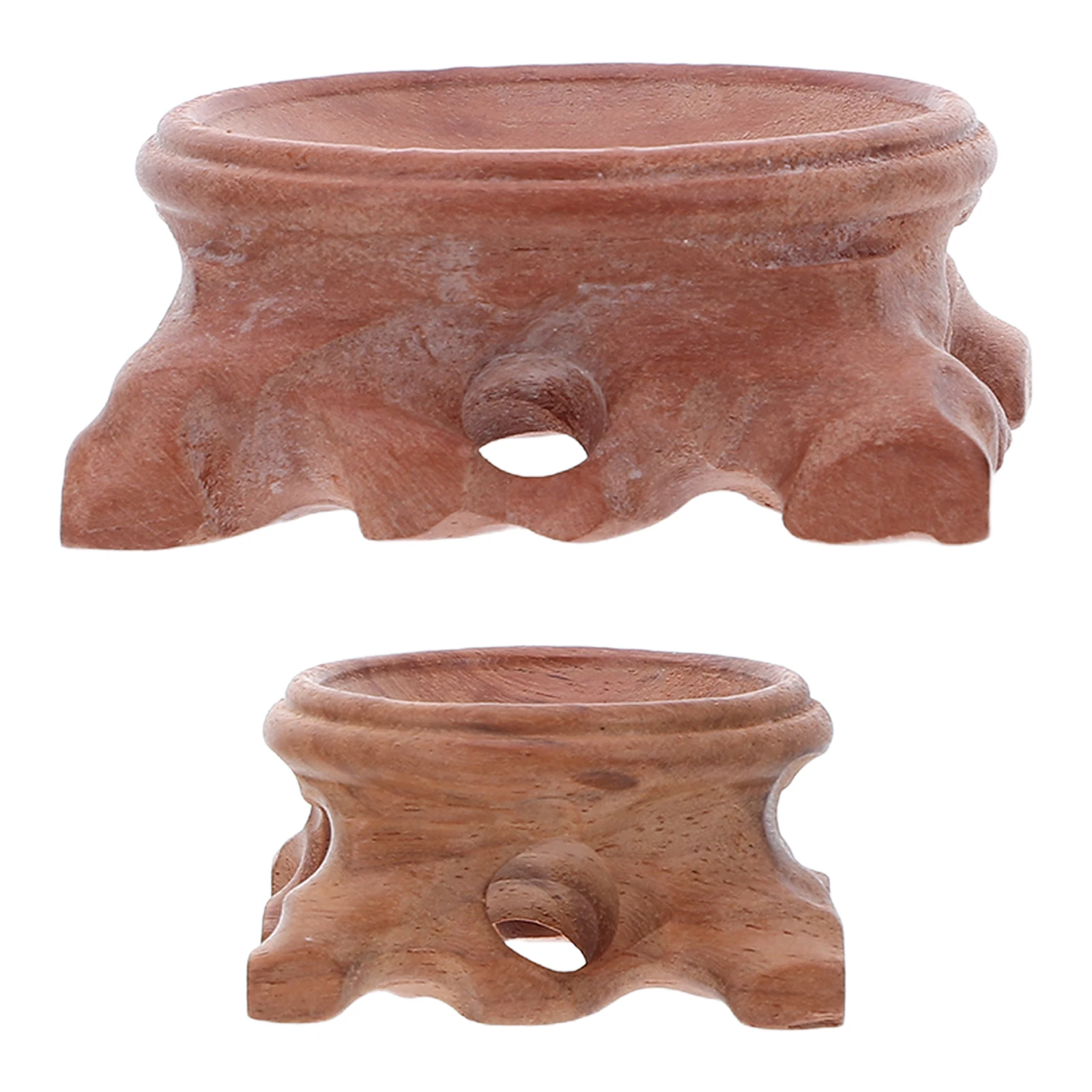 2 stücke Holz Kristall Ball Ständer Basis Halter für Globus Kugel Display Sockel Massivholz Geschnitzt Stein Rack Globus Stand ball