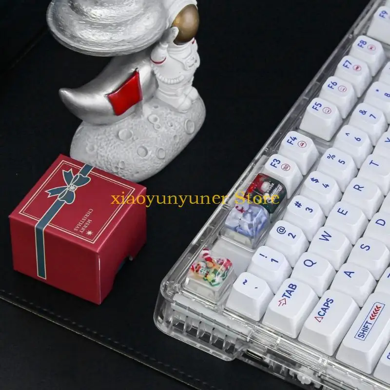 

P9JB Resin KeyCaps праздничный клавиш FormX Переключает механическая клавиша рождественские подарки для него или ее