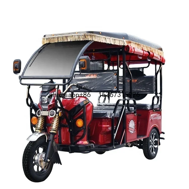 

JINPENG Big Power Electric Tricycle E Rickshaw Tricycle Adults Other Tricycles for Passenger 60V Closed Eec 50 Sets CKD/40HQ 100