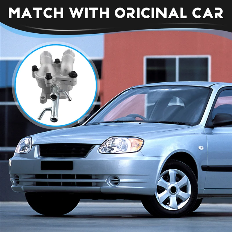 

B07A-корпус термостата, контроль температуры охлаждающей жидкости в сборе для Hyundai Accent MATRIX Kia Cerato Rio 2560026160 25600-26160