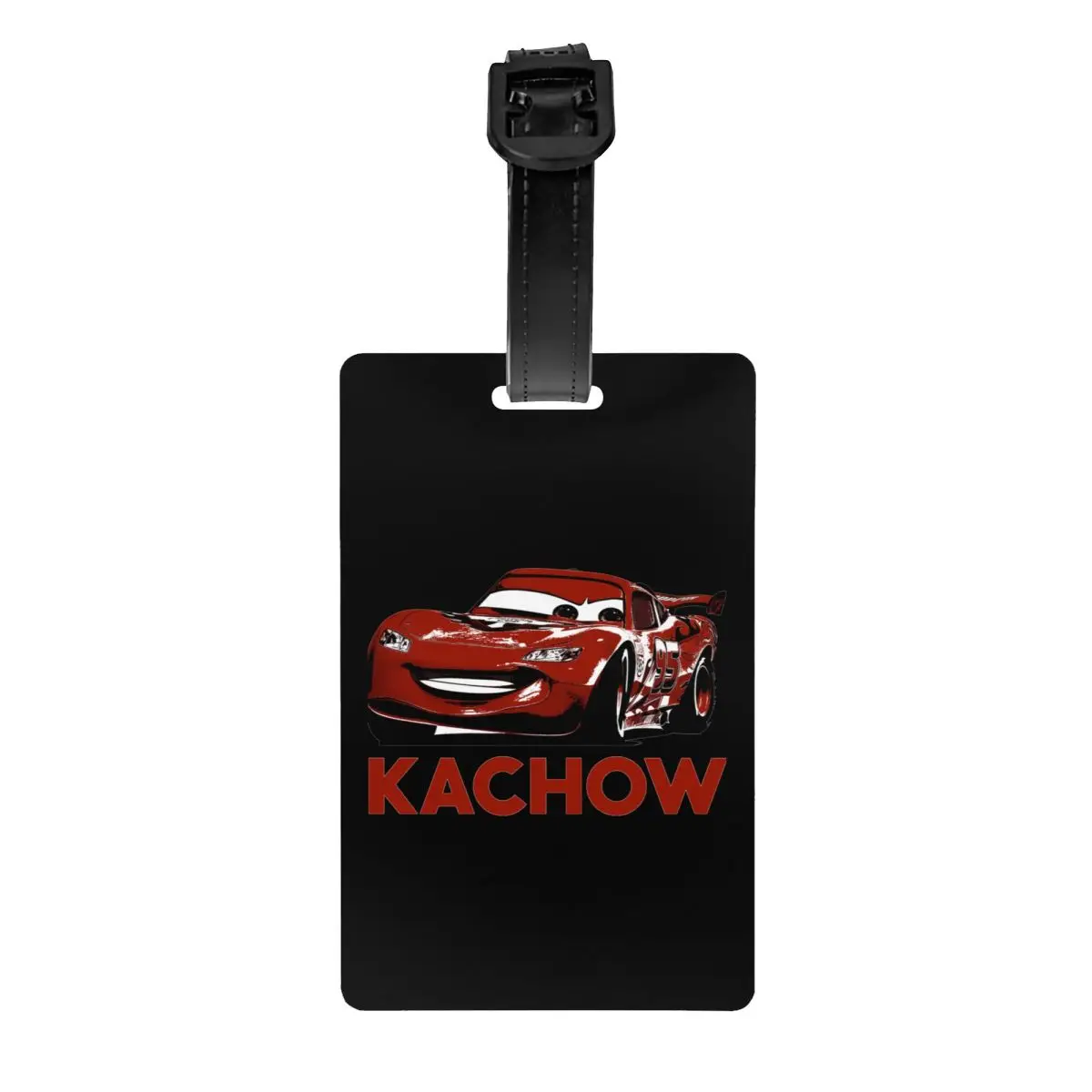 

Lightning McQueen Cars Luggage Tag Suitcase Baggage Privacy Cover ID Label