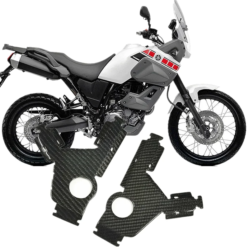 Per YAMAHA XT660Z XTZ660 TENERE 660 2008-2020 accessori moto copertura di protezione del telaio del paraurti in fibra di carbonio