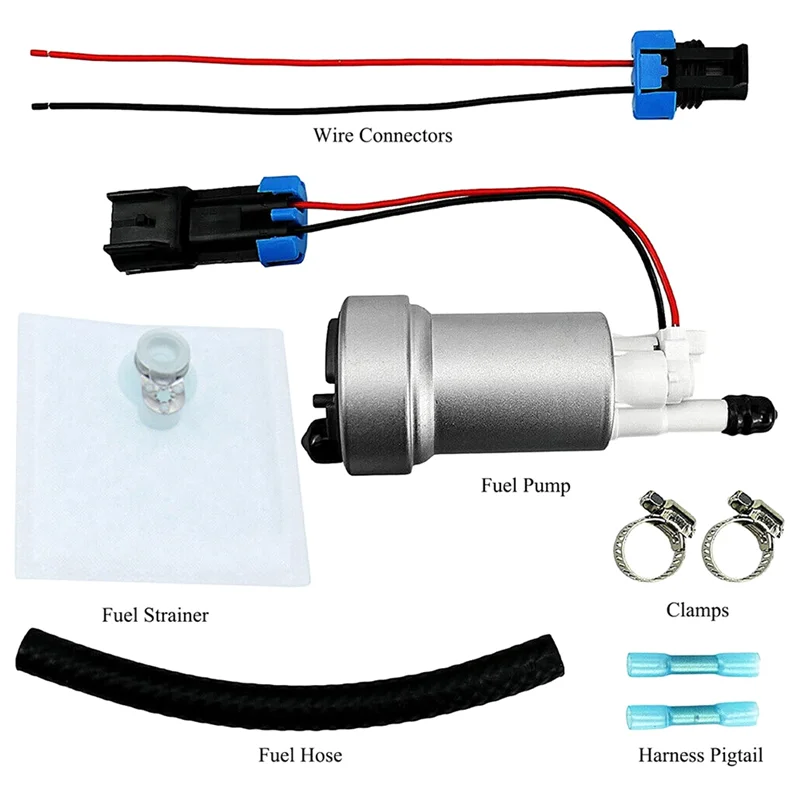 535Lph F90000295 Fuel Pump & 400-1168 Install Kit E85