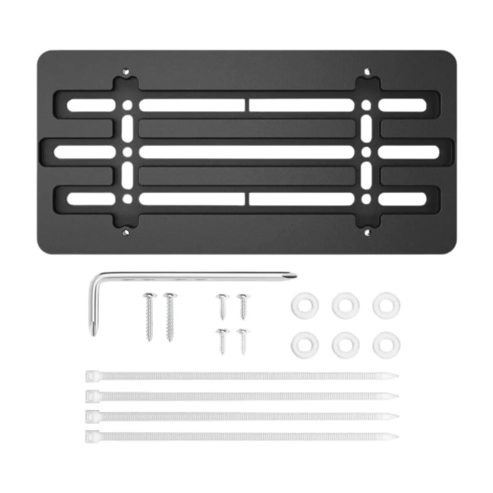 

Generic Car Front License Plate Frame Holder for Auto SUV Simple Assembly