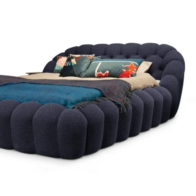 

High density foam soft bedroom furniture bed fancy modern design bubble bed