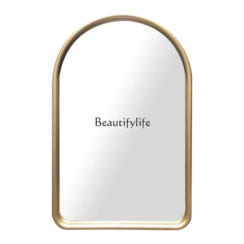 

French wash mirror wall-mounted arch toilet mirror custom vanity mirror bathroom