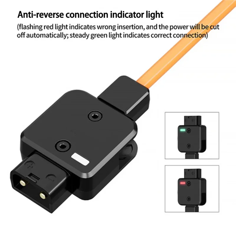 AA60-For Panasonic Camera Compatible D-Tap To DT-BLK22 Dummy Battery Braided Power Cable