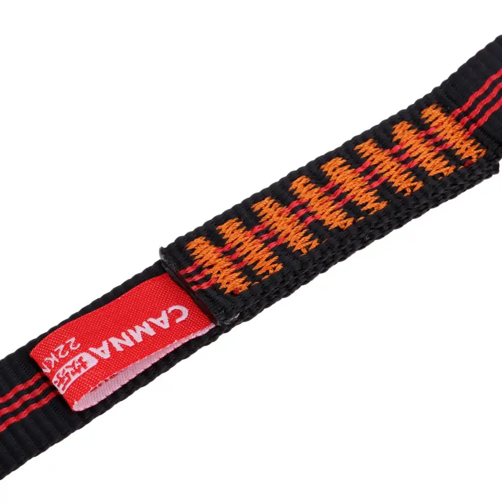 Фото Полиэстеровый плоский ремень-веревка для альпинизма и спуска, страховочное снаряжение для активного отдыха на природе