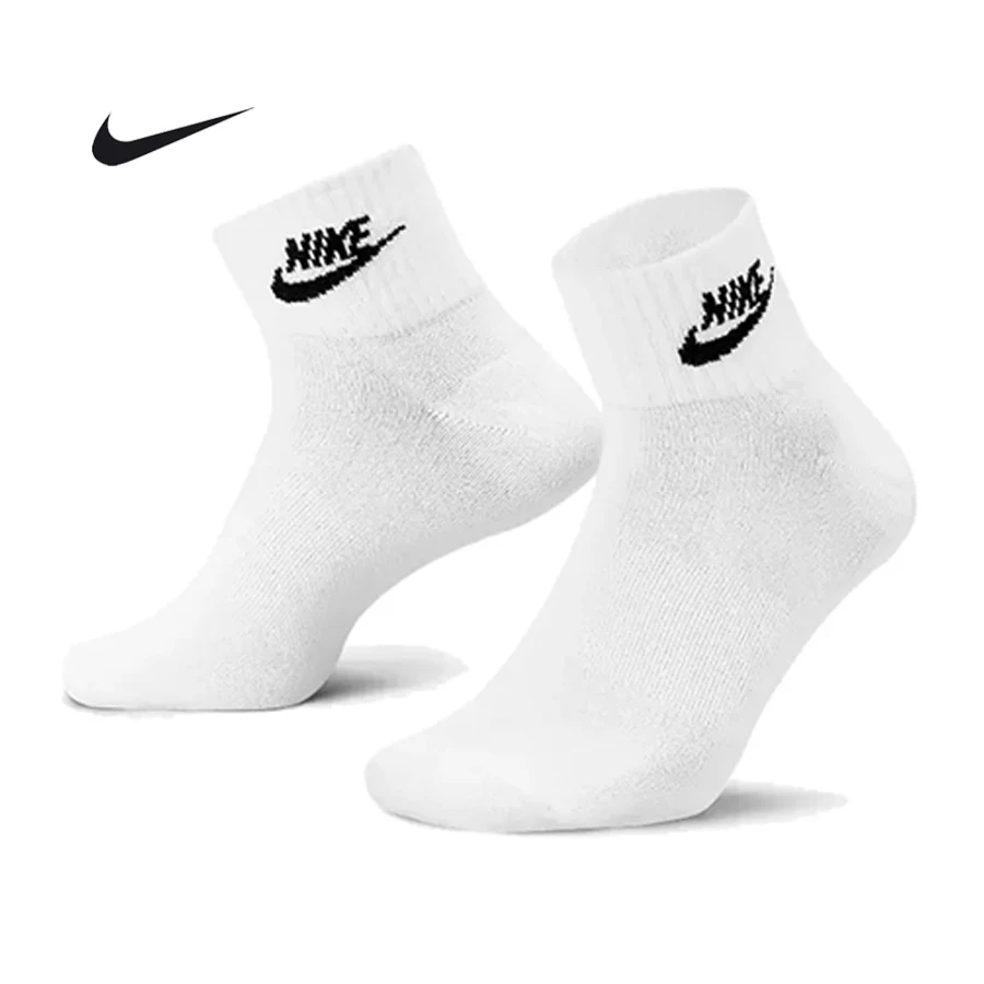 

Носки Nike унисекс, коллекция Осень 2025, новые, Dri-FIT, дышащие, комфортные, для тренировок и повседневной носки, средней высоты, 3 пары, DX5074-101