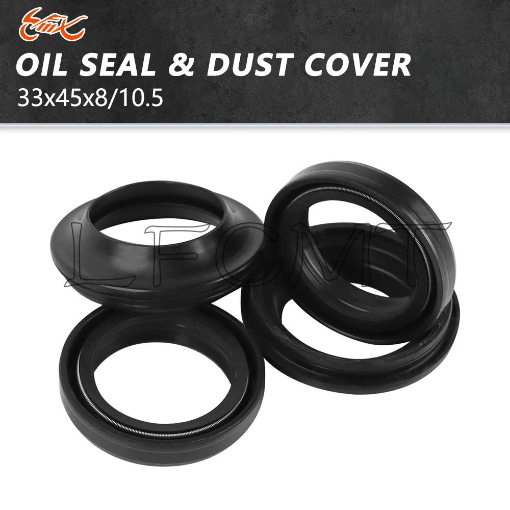 Ajuste para Suzuki TS185 1980-2015 BURGMAN 125 RV 125 VAN VAN nuevo BURMAN 200 33x45x8/10,5 sello de aceite de horquilla delantera 33 45 cubierta antipolvo