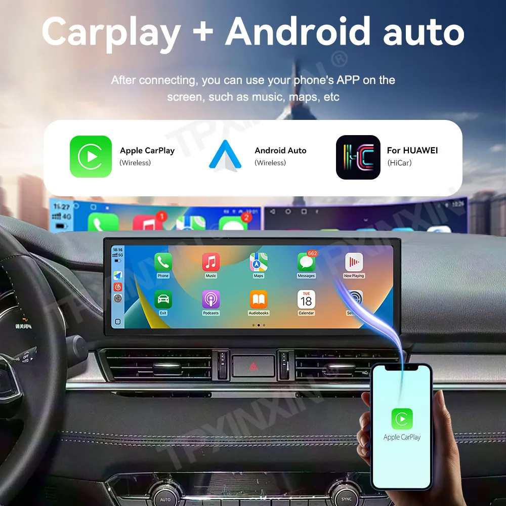 14.9 Inch Screen Car Radio For Mazda 6 2020-2022 Android GPS Navigation Multimedia Video Player Stereo Receiver Head Unit