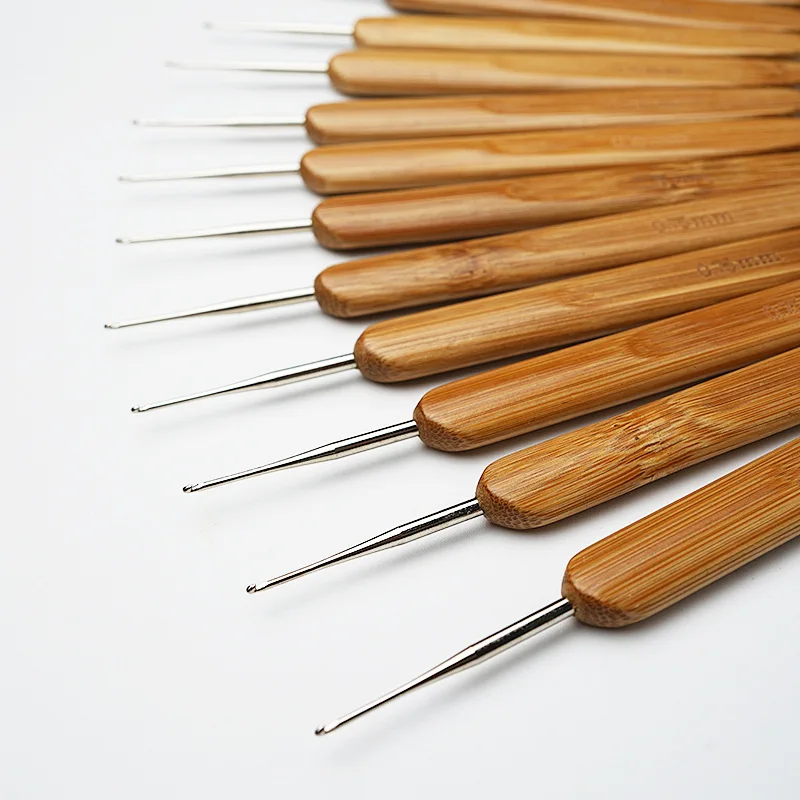 0.5MM-2.75MM needle size 10 pieces per set hair crochet hooks knitting tools hair braiding needles