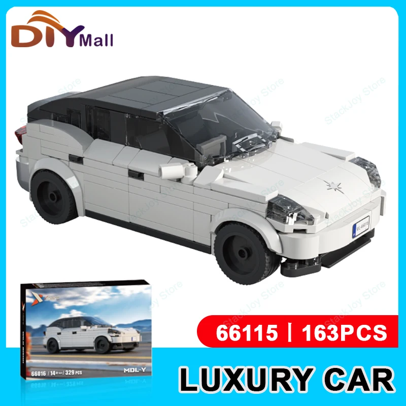 

329PCS Classic SUV Electric Car Model Building Blocks Set LuxuryT Vehicle Kit STEM Educational Toy Creative Gift for Kids