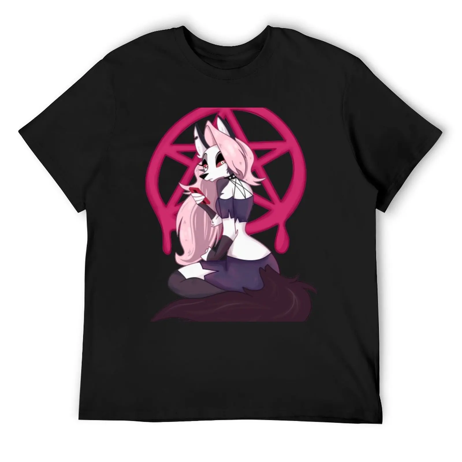 

Loona - Helluva Boss T-Shirt basketball graphic tees anime clothes korean fashion black t shirts for men