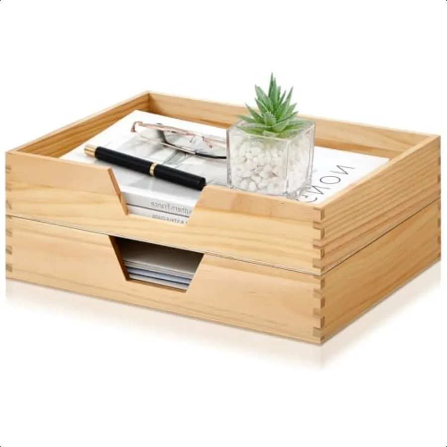 yeaqee-2-pezzi-vassoi-per-lettere-in-legno-organizzatore-da-scrivania-in-legno-porta-carta-per-stampante-impilabile-vassoio-per-documenti-in-legno-per-scrivania-da-ufficio