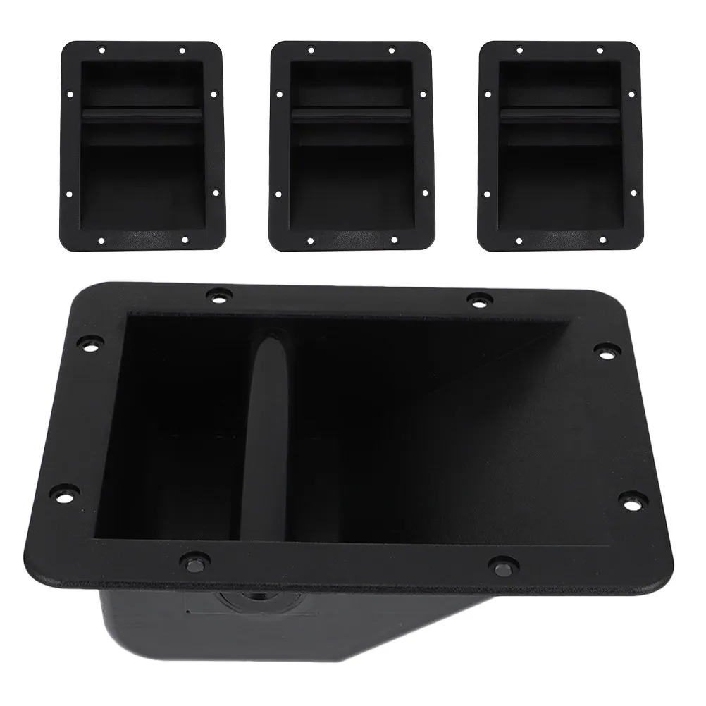 

4 шт. пластиковые ручки для динамиков, прочные, удобные в использовании, легко устанавливаются, для усилителей, сабвуферов, чехлов для динамиков, аксессуары