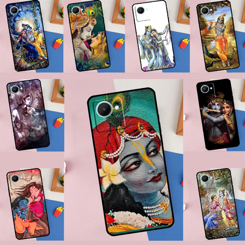 Lord Krishna Radha For Realme 11 9 10 Pro Plus GT Neo 5 3 2 T C11 C15 C21Y C25s C30 C31 C33 C35 C55 Phone Case