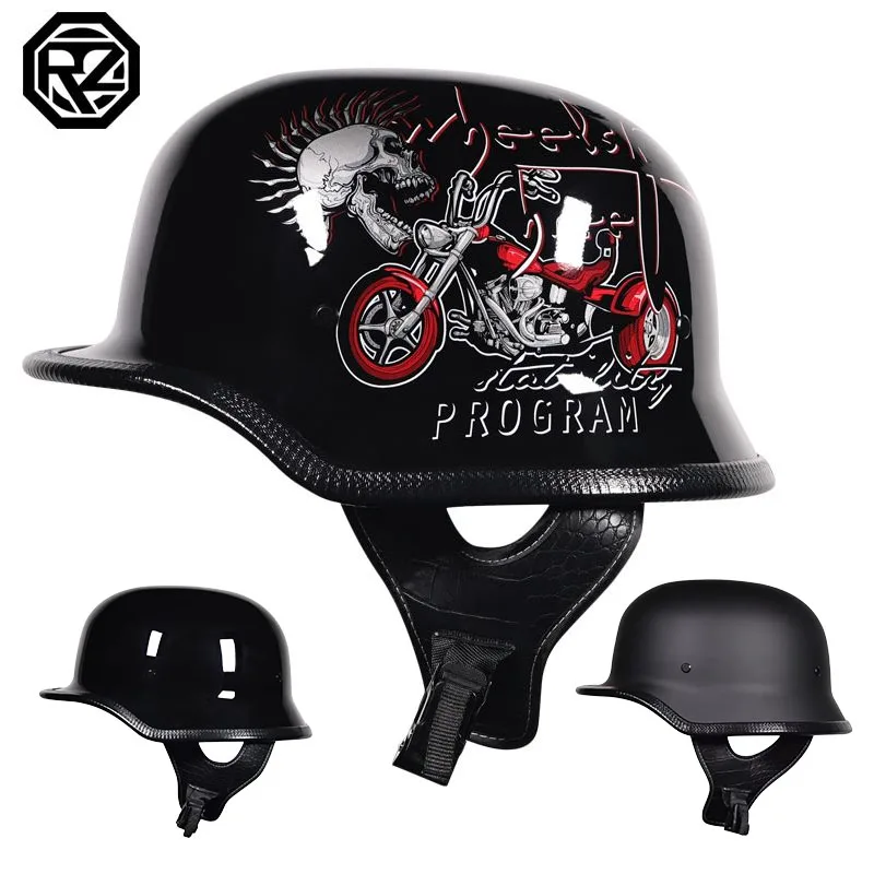 

Мотоциклетный шлем ORZ в стиле ретро, унисекс, немецкий дизайн, для электромобилей