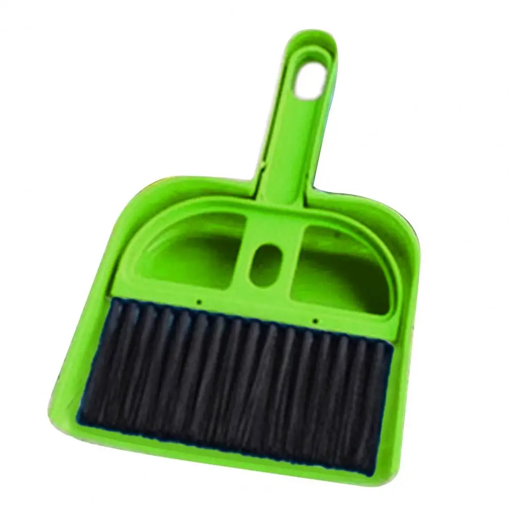 Mini Plastic Broom Dustpan Set Portable Hand Brush Cleaning Sweeper Dustpan Keyboard Cleaner Desk