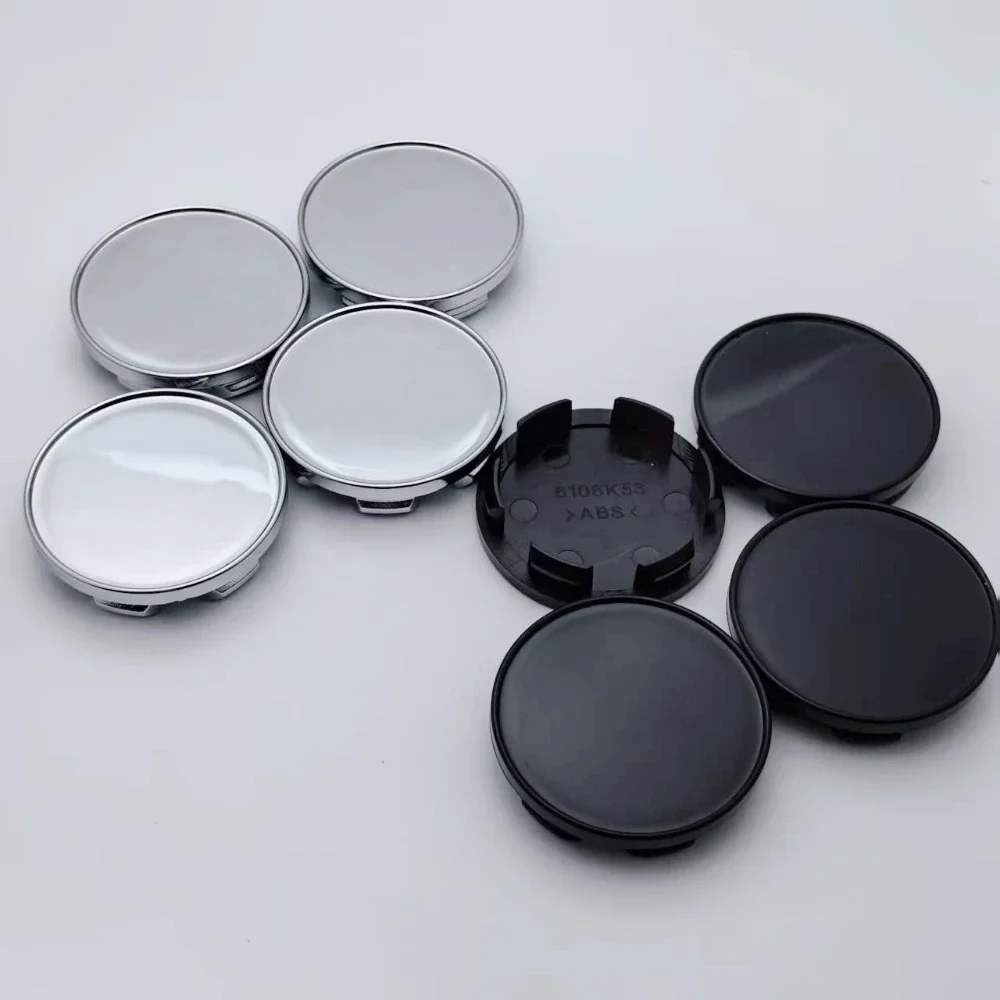 

4pcs Blank Car Wheel Center Caps 53MM Clips 48MM No Logo Wheels Hub Cap No Badge Rim Hubcaps Cover Car Accessories for Chevrolet