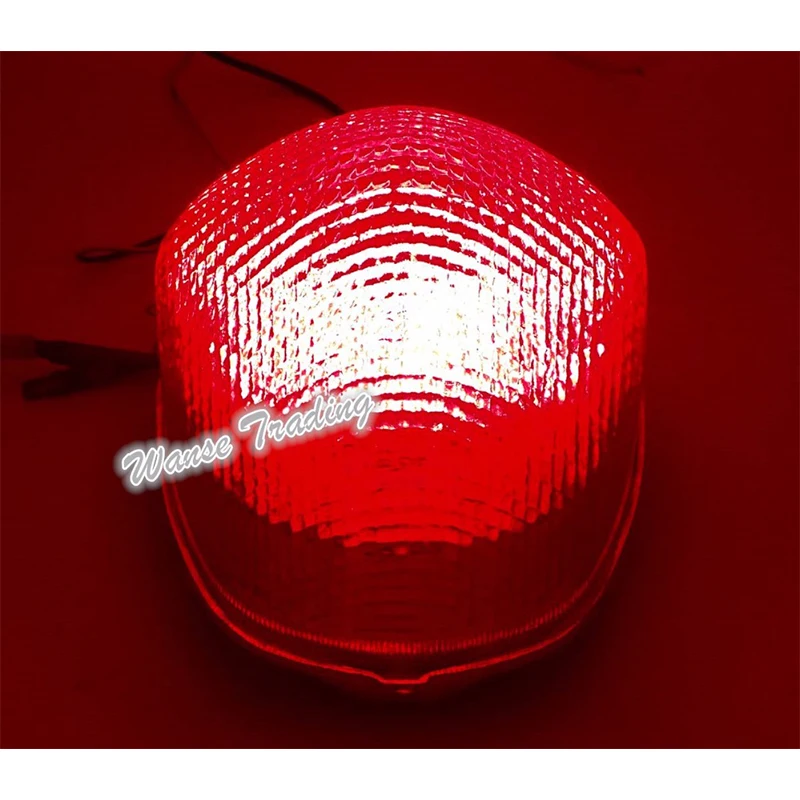 waase For Suzuki Katana 600 750 GSX600F GSX750F 1998 1999-2002 E-Mark Rear Tail Light Brake Turn Signals Integrated LED Light