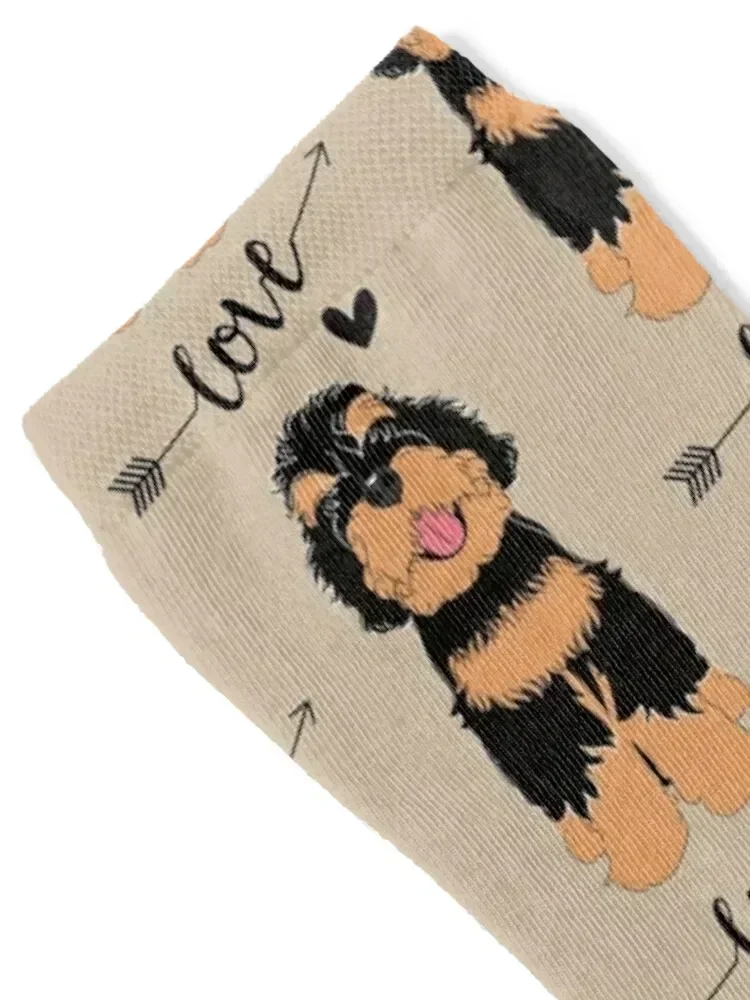 LOVE Phantom Bernedoodle Socks man retro football christmas gift Socks Girl Men's