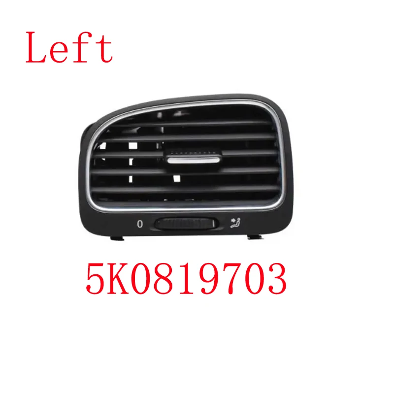 OEM สีดําแผงด้านหน้าคอนโซลช่องระบายอากาศ Dash Louver Air Conditioner Vent Outlet สําหรับ VW Golf 6 MK6 5K 0819728   5K 0819703   5K 0819704