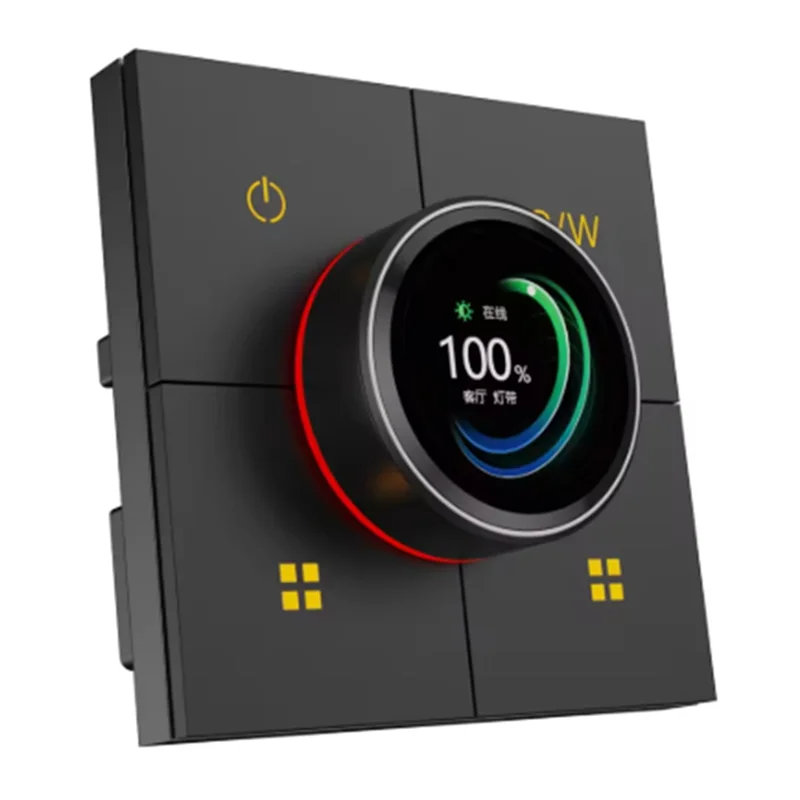 

Интеллектуальный переключатель Tuya со стабильной производительностью и умной домашней автоматизацией черного цвета X3-Dimming для многофункциональной панели