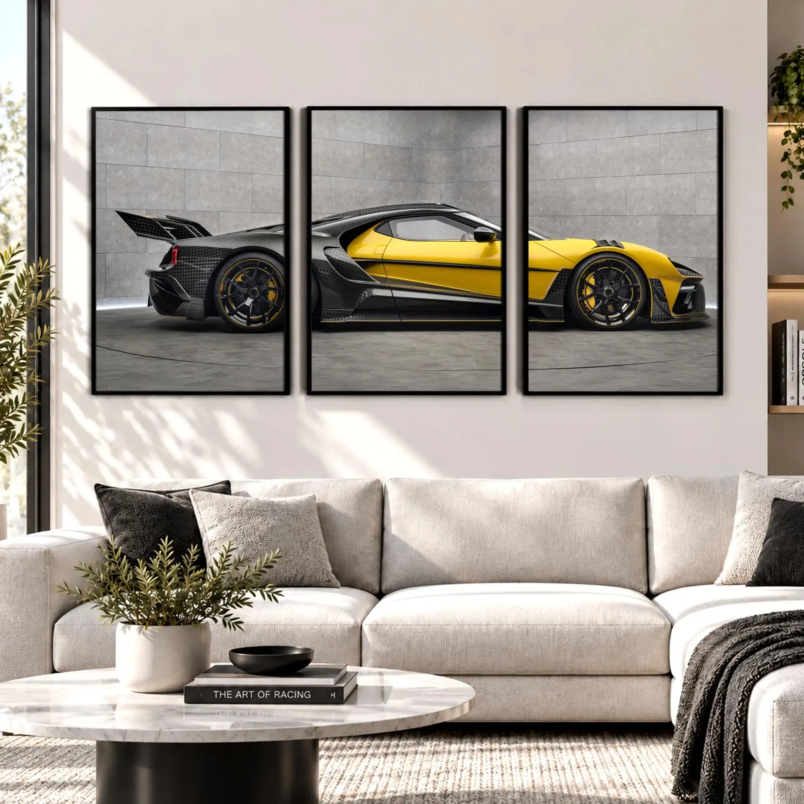 Carbon Track Car Painting Calligraphy Wall Art Canvas Poster Collection Prints for Bedroom Living Room Home Decoration Gift