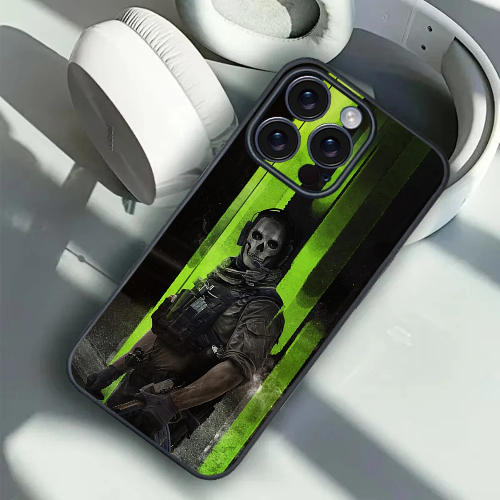 COD Call Of Duty G-Ghost Phone Case For iPhone 16 15 14 13 12 11 PRO MAX PLUS Mini TPU Soft to Skin-friendly case
