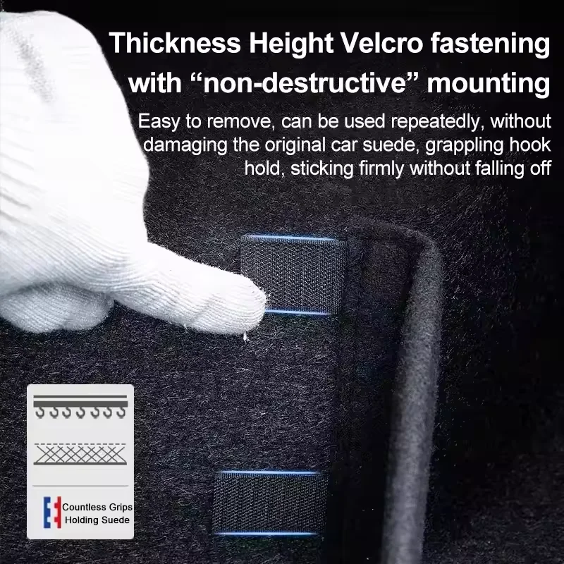 ل VW Volkswagen ID.4 X 2020 ~ 2024 2021 2022 سيارة سماكة صندوق تخزين صندوق السيارة المنظم التقسيم صندوق جانبي اكسسوارات السيارات جزء #4