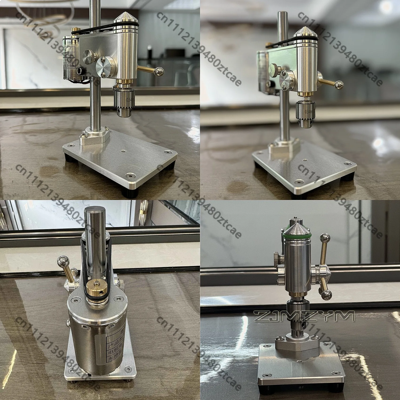 Micro Bench Drill 0.3-4mm Mini Drilling Machine Precision Watch Repair Tool Speed Adjustable 220V
