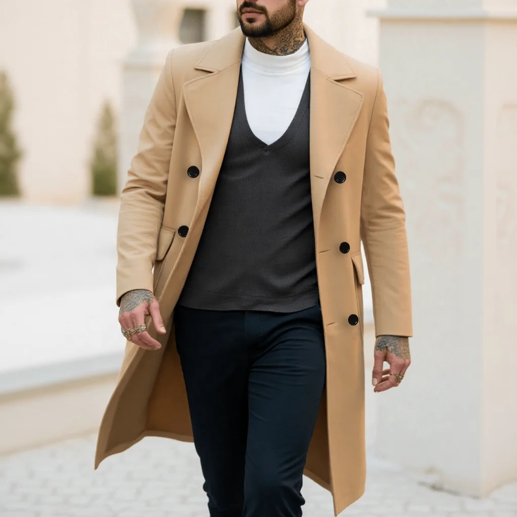 Men's Classic Double-Breasted  - Men'S Formal Wear In Winter review and price