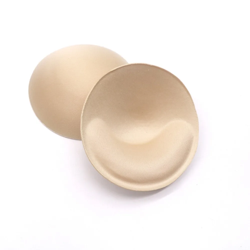 Breathable Clothes Accessories Chest Cups Round Soft Removable Bra Pads Push Up Breast Breast Insert Chest Pads