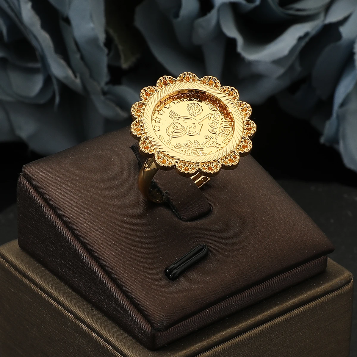 Arab Gold Coin open Rings For  - Ethnic Fashion Co In recension och pris