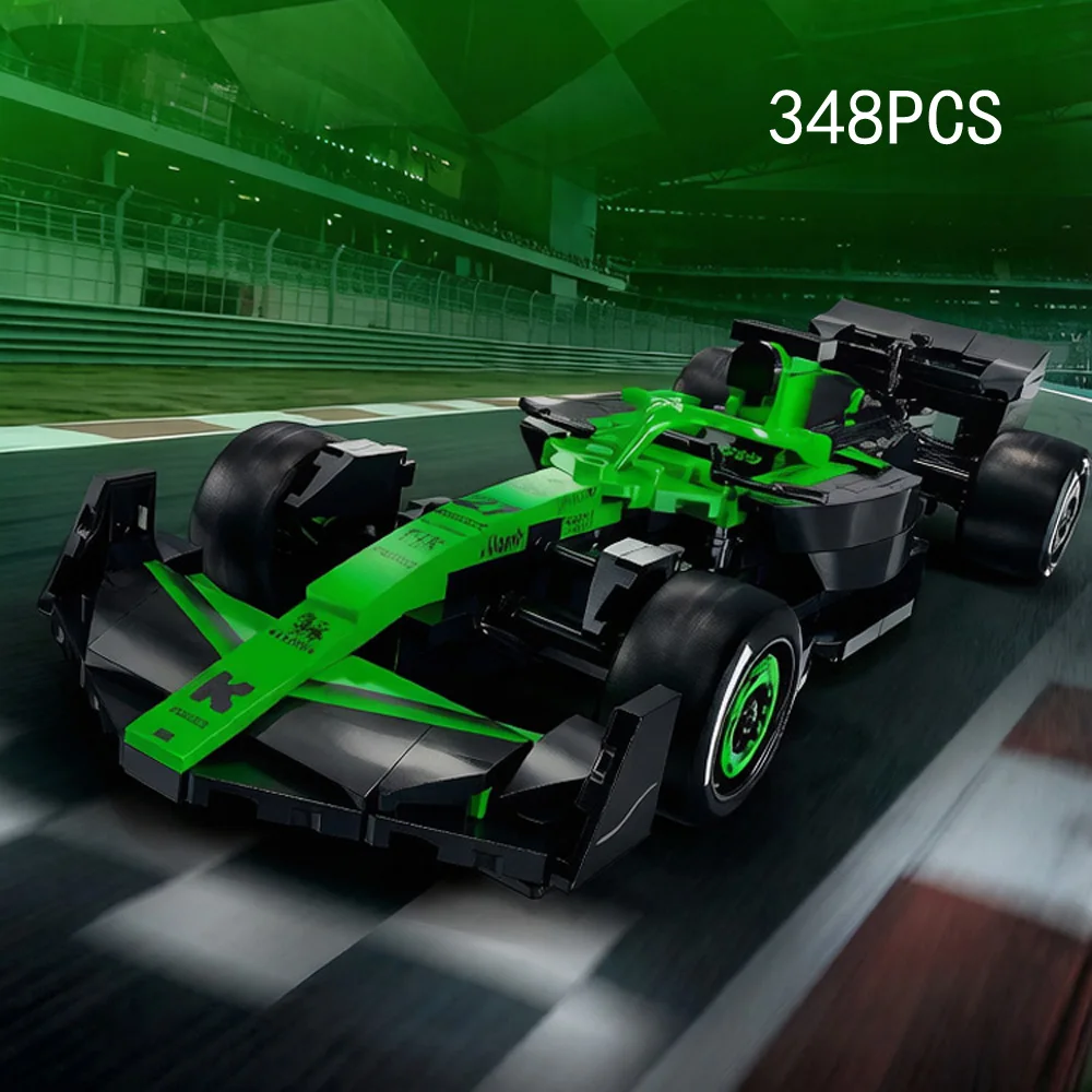 

Champion Racing Car Building Block 1:24 Scale 2025 Kicks Saubers C45 Vehicle Model Brick Racers Figures Toys For Boys Gifts