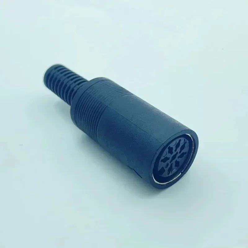 1PCS DIN 3pin 4pin 5pin 6pin 7pin 8 Pin Male Female Plug socket jack Solder Connector with Plastic Handle