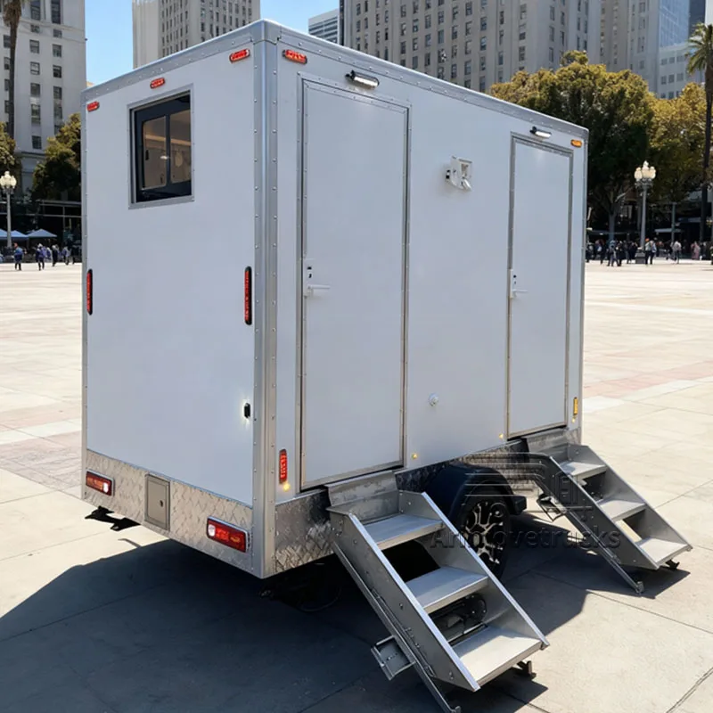 Wholesale Customized Mobile Trailer Office Bathroom Camping Restroom Accessories Mobile Toilets for Events Customized