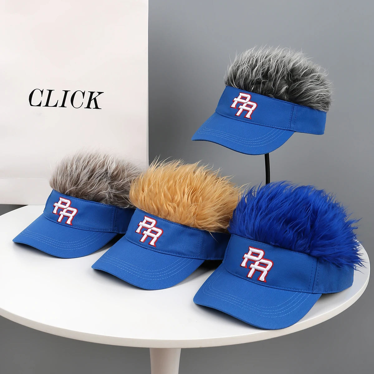 1Pc men's baseball cap, hip-hop street outdoor wig cap