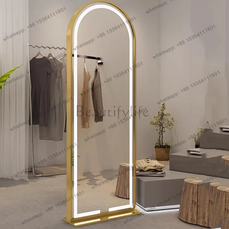 PG Luxury Square Mirror Modern Living Room Decoration Aesthetic Standing Full Body Mirror Floor Funky Espelhos Home Decorations