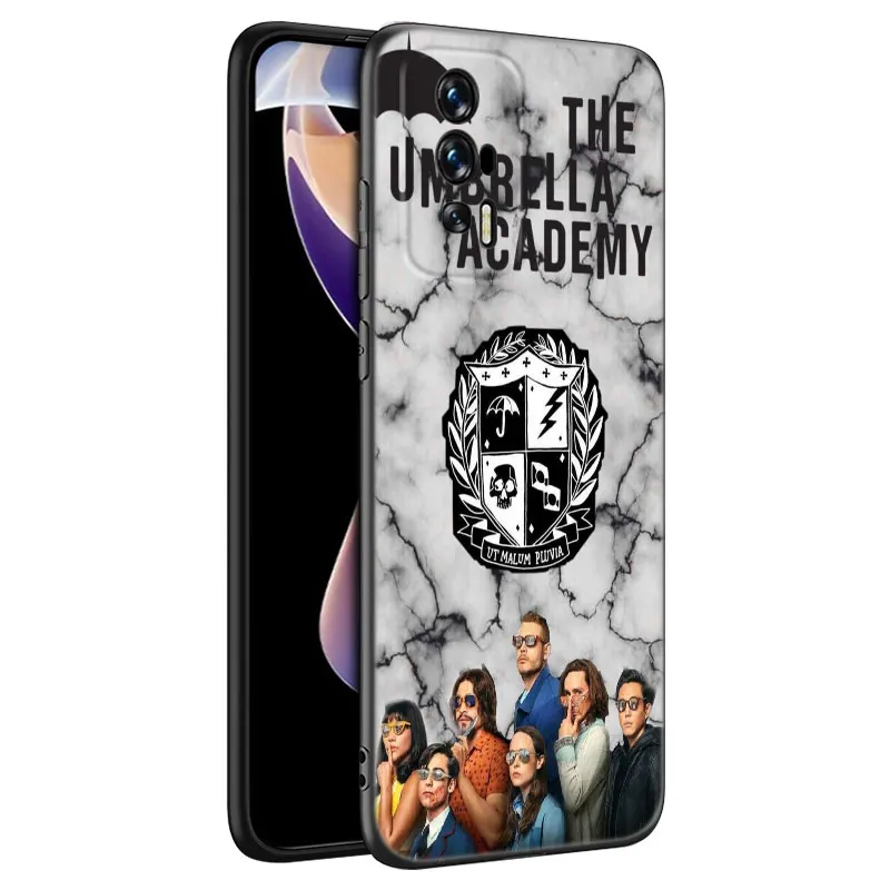 The Umbrella Academy Phone Case For Xiaomi Redmi Note  5 6 7 K40 K60 Pro 7A 8A 9A 9C 9i 9T 10A 10C 12C A1 A2 Plus 4G Black Cover