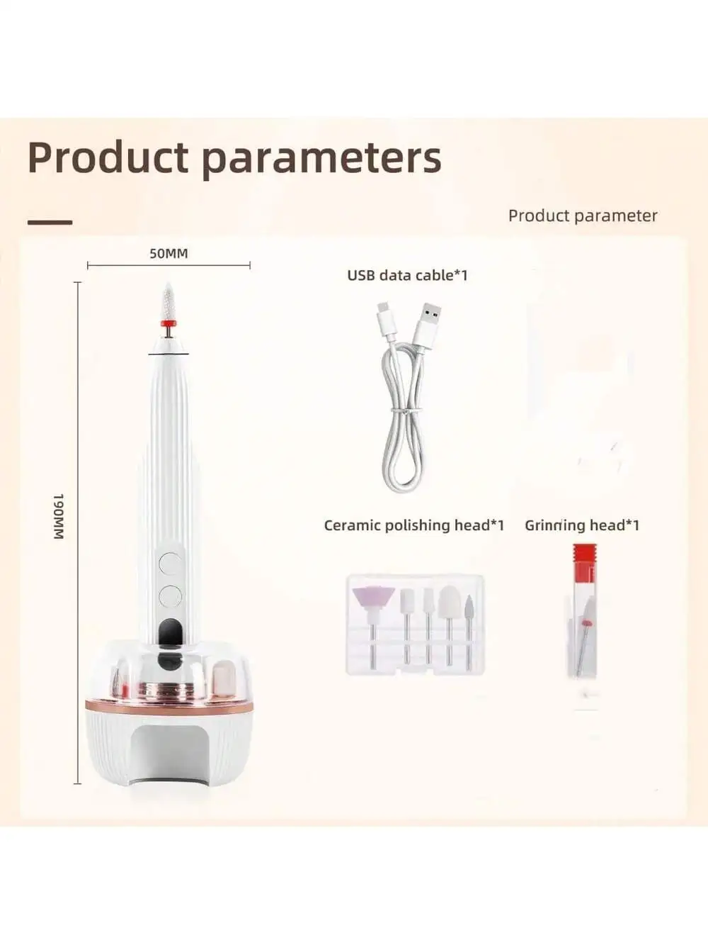 المهنية القابلة لإعادة الشحن المحمولة مسمار آلة الحفر ملف الأشعة فوق البنفسجية مصباح المنزل استخدام الكل في واحد سطح المكتب قاعدة مربع معبأة 6 قطعة الاكريليك الصغير