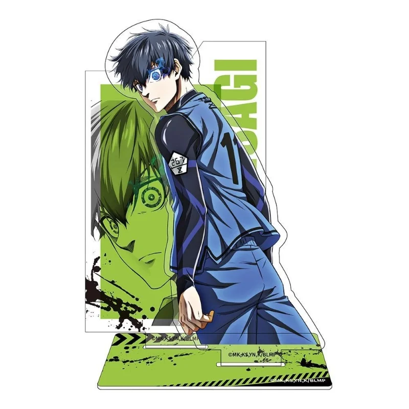 الأزرق السجن الأزرق قفل أنيمي الاكريليك واحد مزدوج حامل سطح المكتب الديكور المحيطة Jieshiyi Nagi Makoto