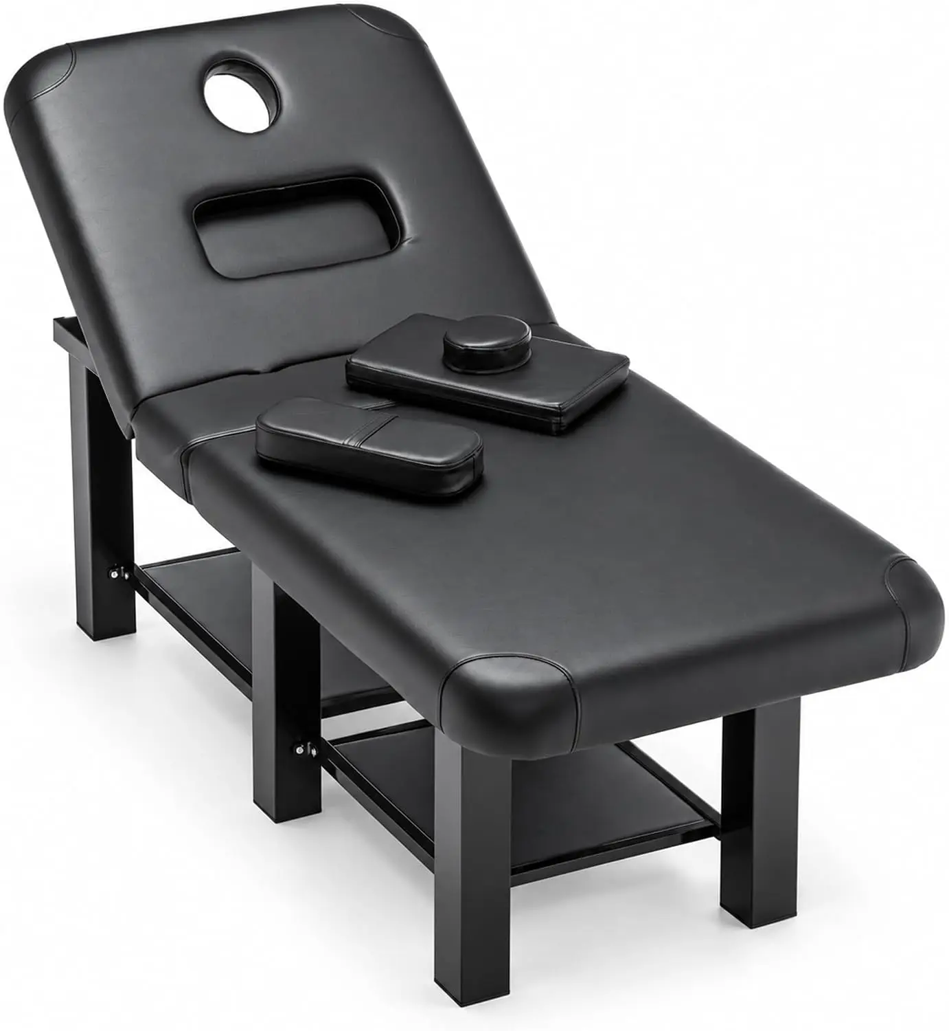 Professional Massage Bed Stationary Adjustable Massage Table Spa Bed 74.8