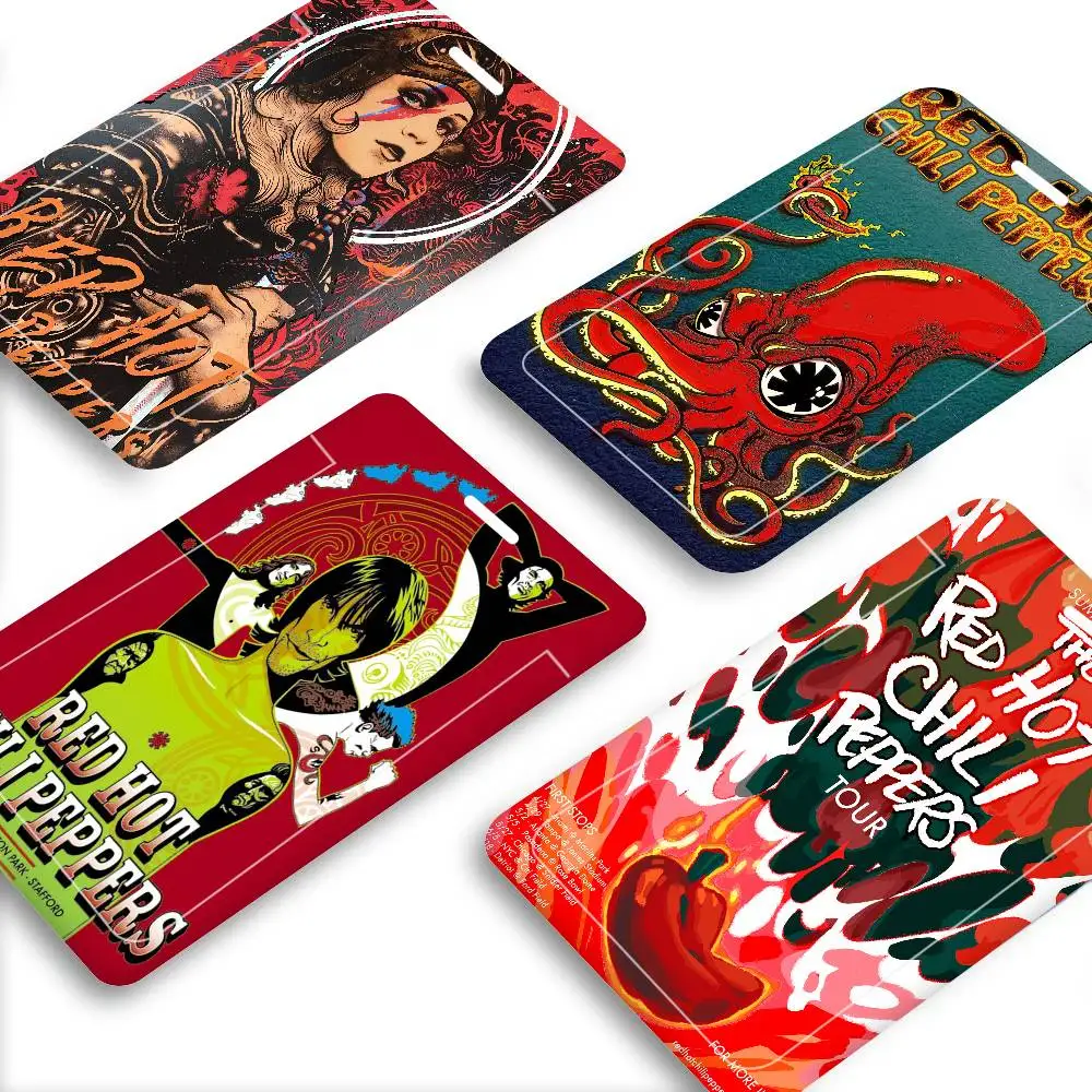 

Держатели для кредитных карт R-Red Hot-Chili Peppers Band Working Bank с длинным ремешком, чехол для удостоверения личности, аксессуары для медсестер