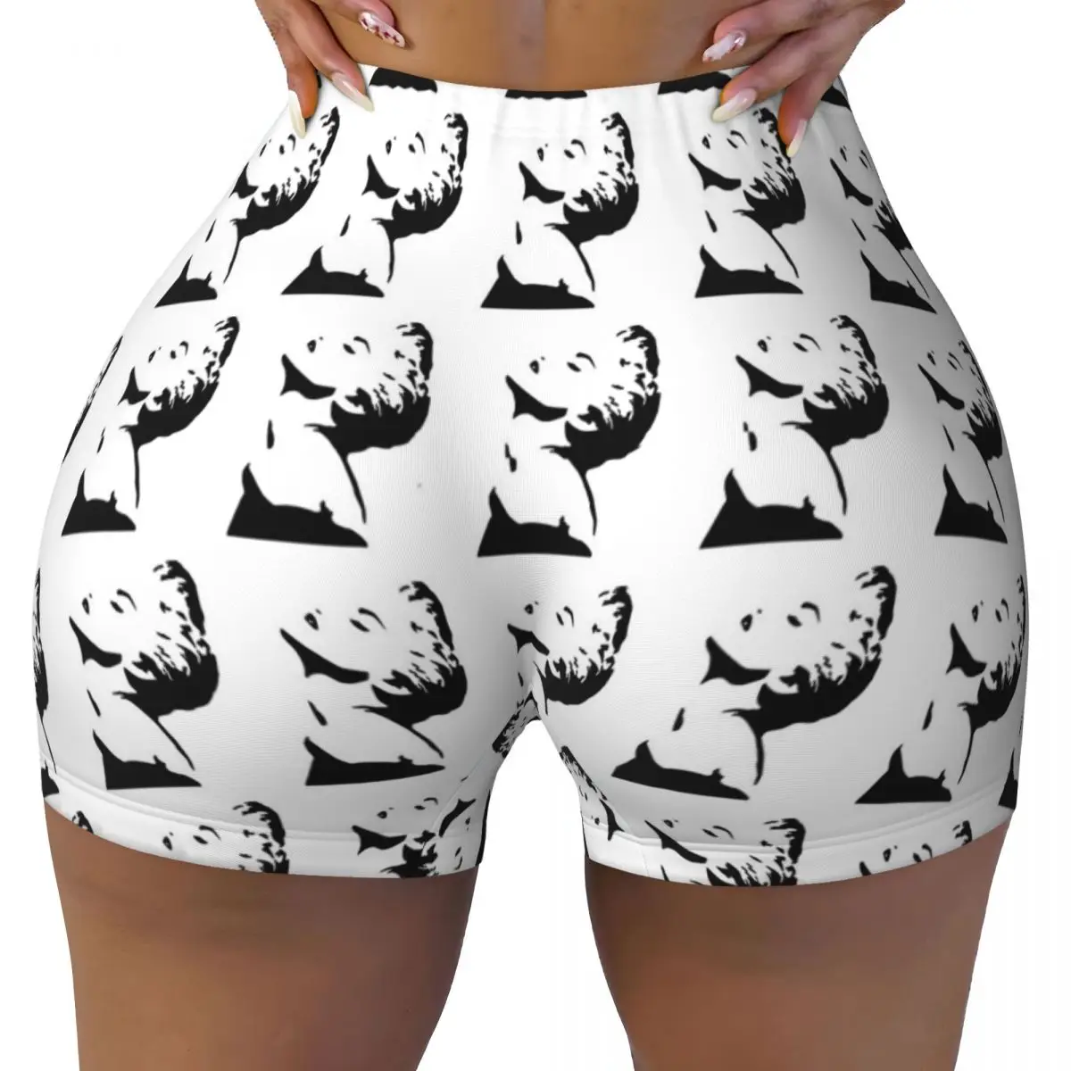 맞춤형 마돈나 트루 블루 커버 앨범 여성용 체육관 운동 러닝 반바지 운동용 배구 바이커 요가 반바지