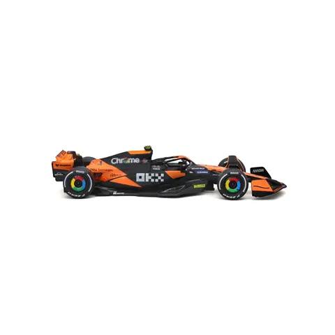 Bburago 1:43 2024 McLaren MCL38 Miami Monaco F1 Formelbil Gjutna Fordon Samlarmodell Racingleksaker 10 best sales F1 McLaren - №10