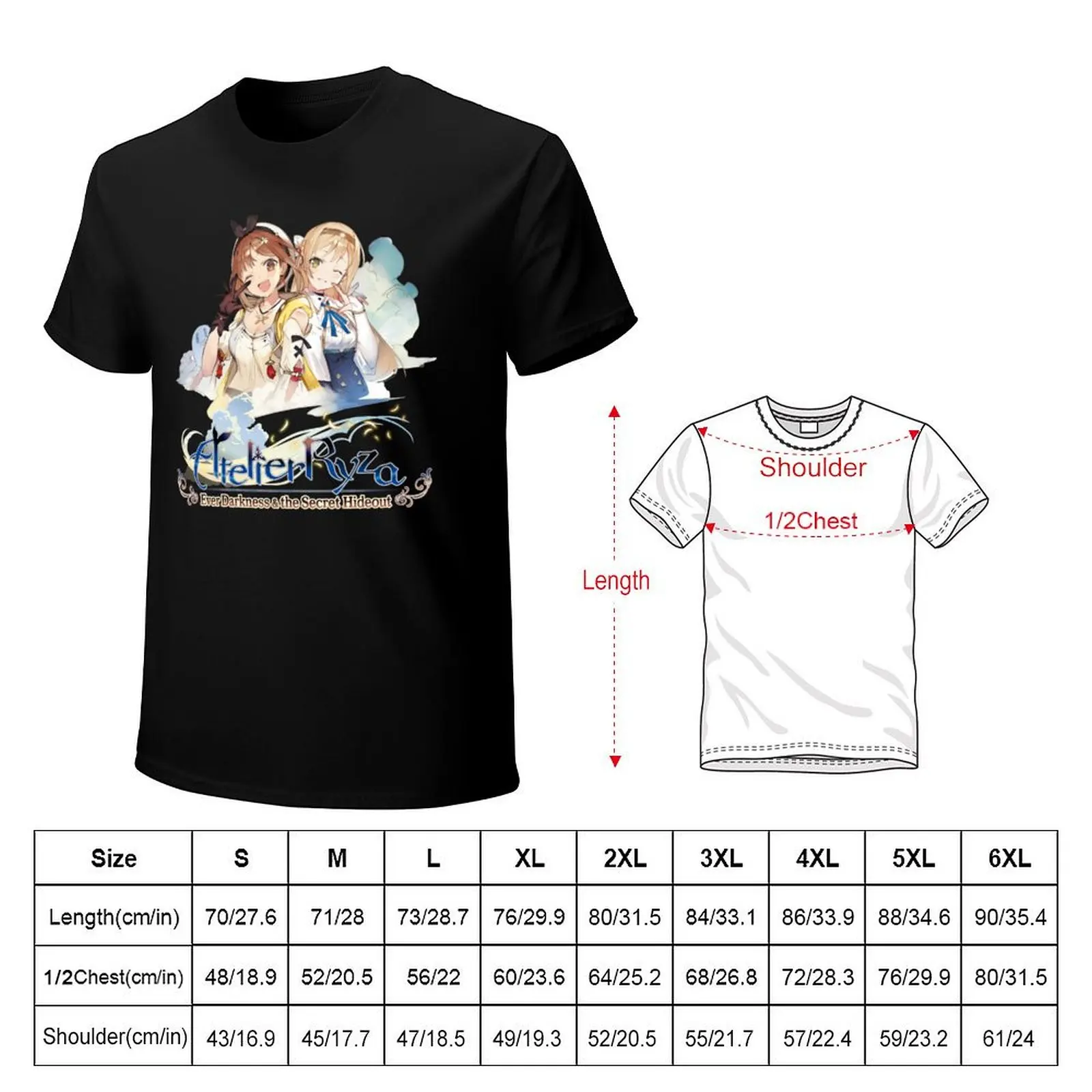 Anime Girl 030 Sticker Kawaii Moe Friends T-Shirt Large Size Loose Casual Tee