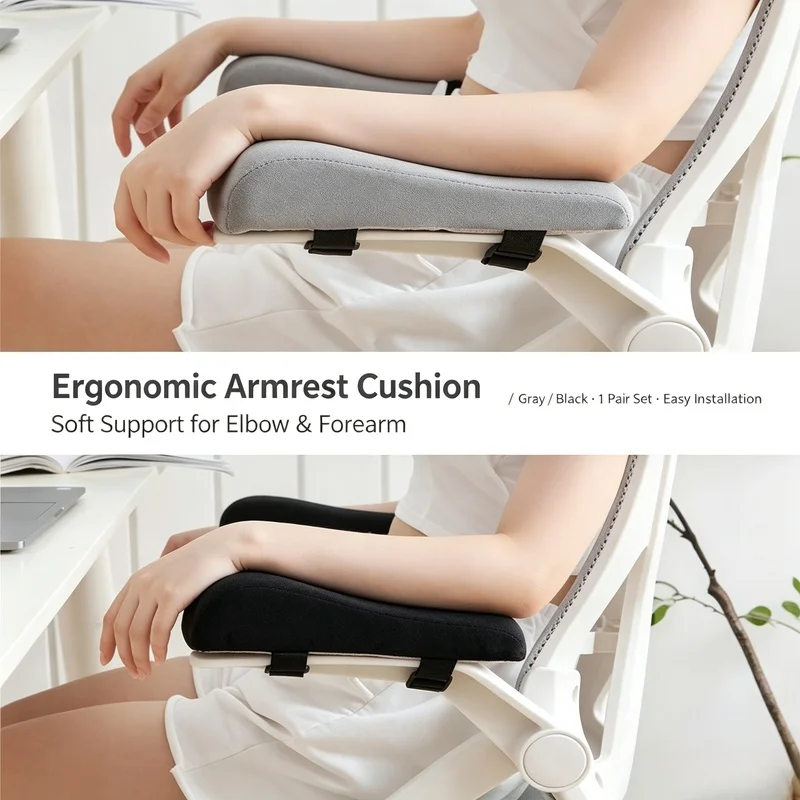 1 Pair Foam Elbow Pillow Chair Armrest   Pads Support Arm Rest for Office Chair Armrest Chair Cushion Pads Elbow Relief